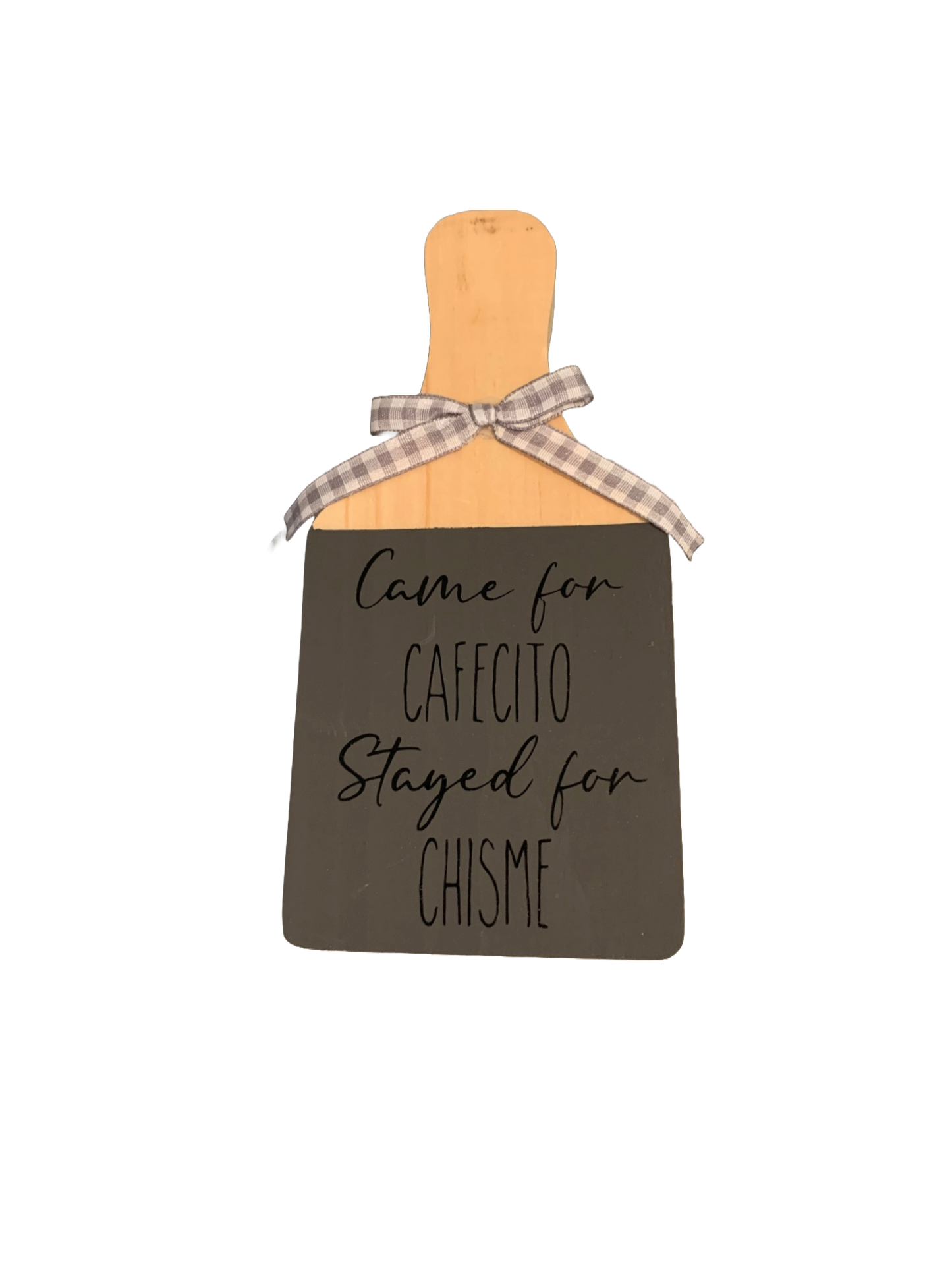 Cafecito & Chisme Standing Sign