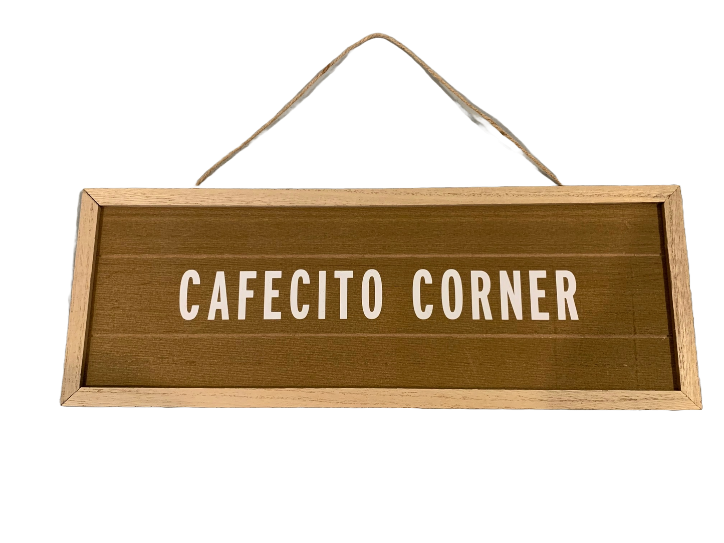 Cafecito Corner Sign